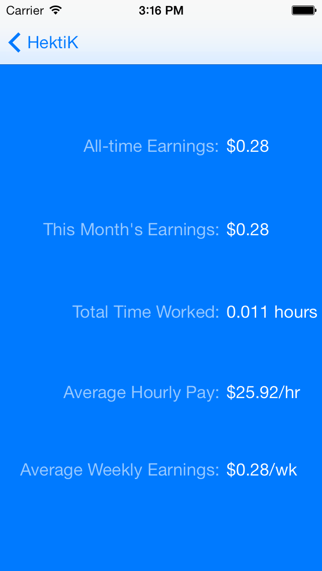 Hektik - Project Management for Freelancers screenshot 2