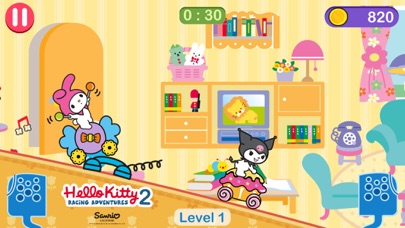 Hello Kitty car games for girl screenshot 1