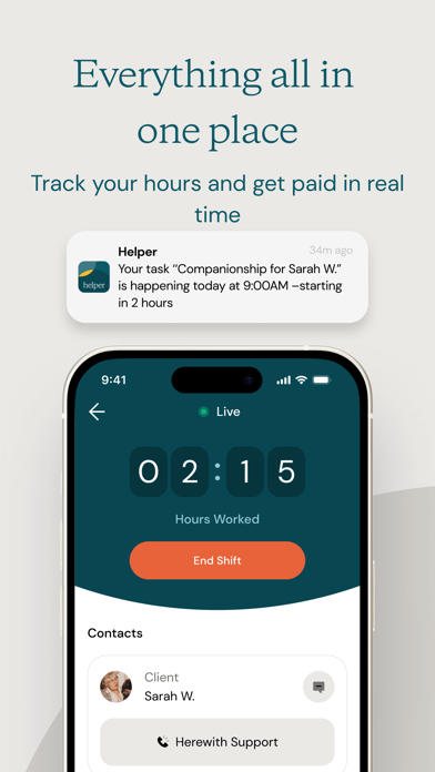Helper: Jobs on Herewith screenshot 2