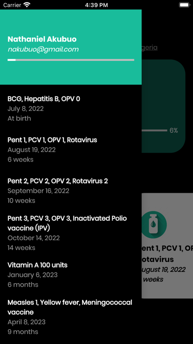 HelpMum Vaccination Tracker screenshot 1