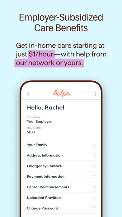 Helpr: Child & Adult Care screenshot 1