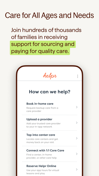 Helpr: Child & Adult Care screenshot 4
