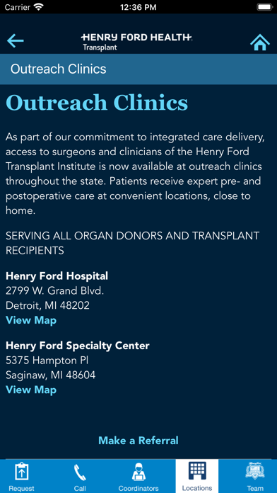 Henry Ford Transplant screenshot 2