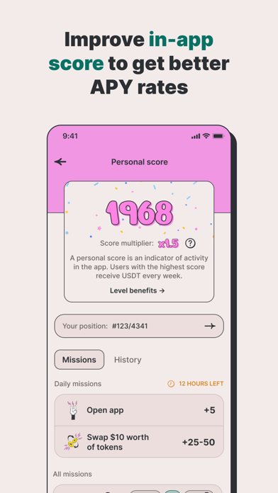 HERE Crypto Wallet screenshot 2