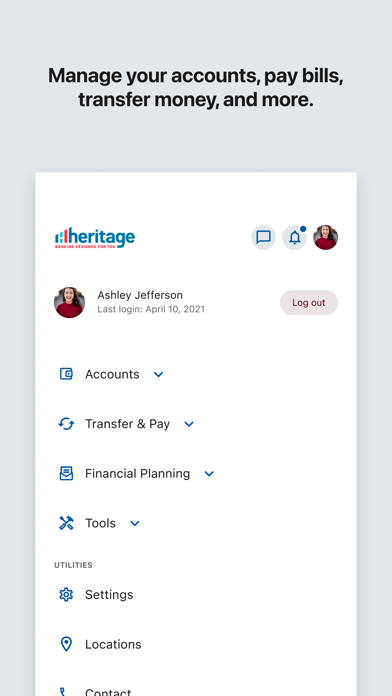 Heritage Federal Credit Union screenshot 1
