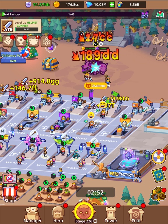 Hero Making Tycoon Idle Games screenshot 3