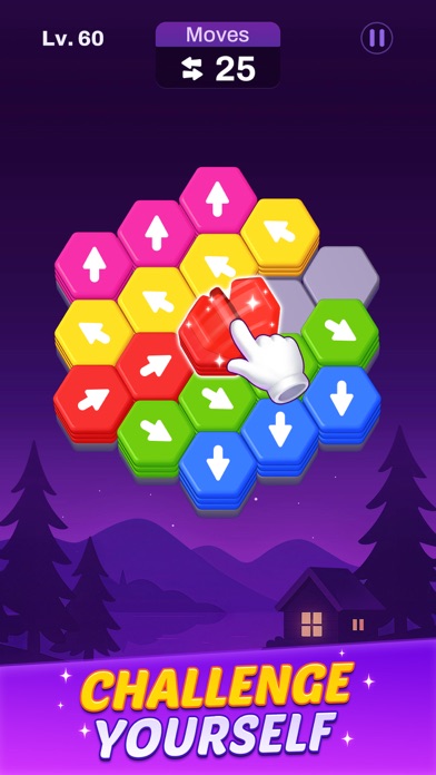 Hexout - Color Hexa Puzzle screenshot 2