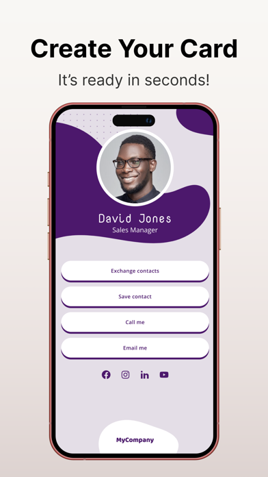 HeyDrop: Digital Business Card screenshot 2