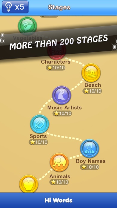 Hi Words - Word Search Game screenshot 1