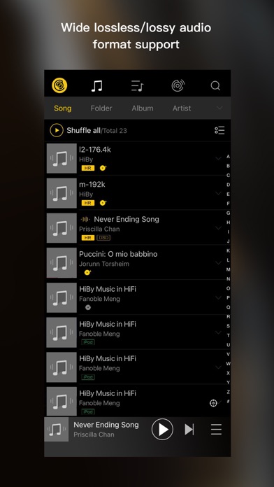 HiByMusic screenshot 4