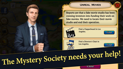 Hidden Objects Mystery Society screenshot 1