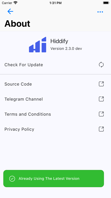 Hiddify Proxy & VPN screenshot 1