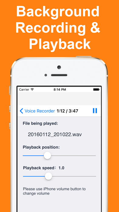 High Quality Voice Recorder screenshot 2
