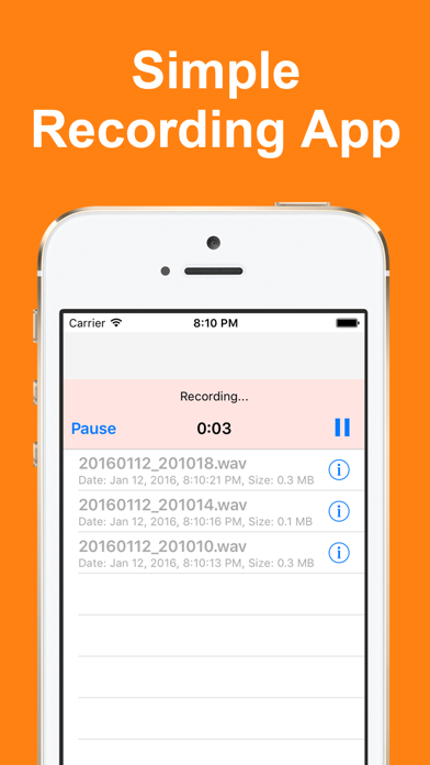 High Quality Voice Recorder screenshot 3