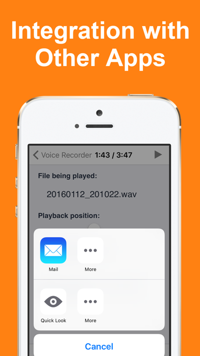 High Quality Voice Recorder screenshot 1