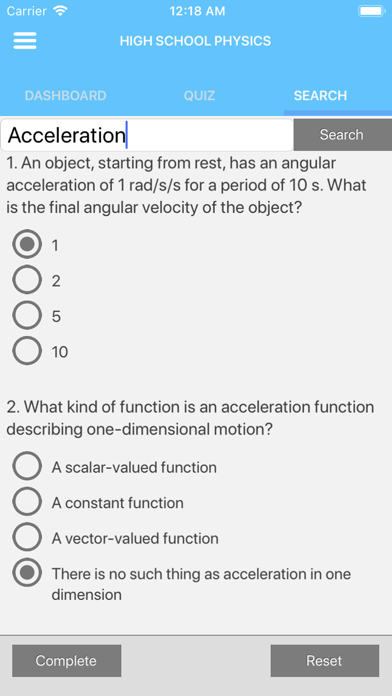 High School Physics screenshot 1