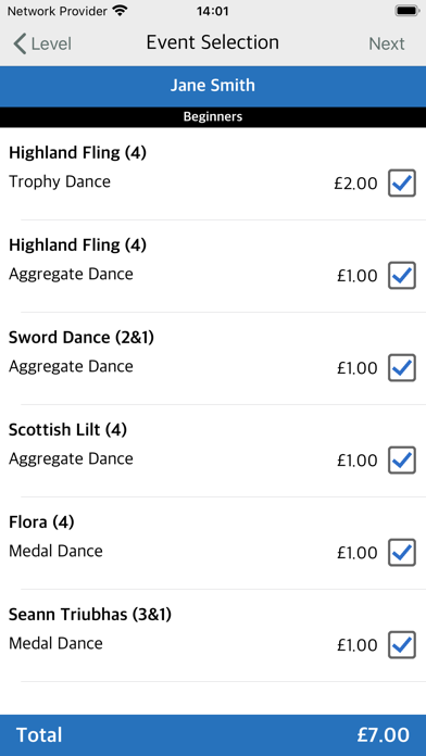 Highland Dancing Competitions screenshot 2