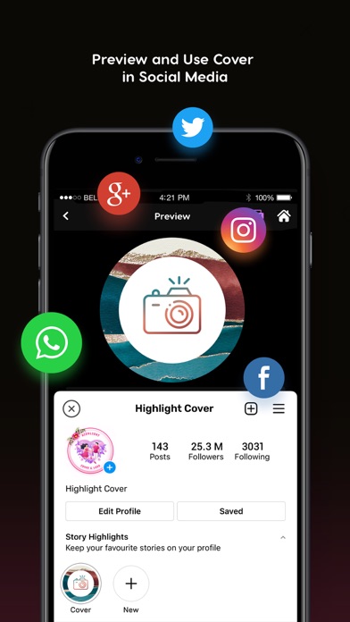 Highlights Cover Maker screenshot 1