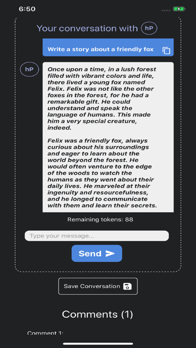 highPerplexity: Custom Prompts screenshot 2