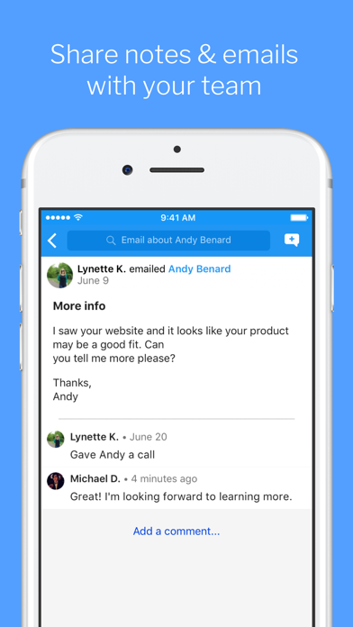Highrise - Simple CRM screenshot 2