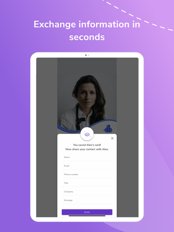 HiHello: Digital Business Card screenshot 1