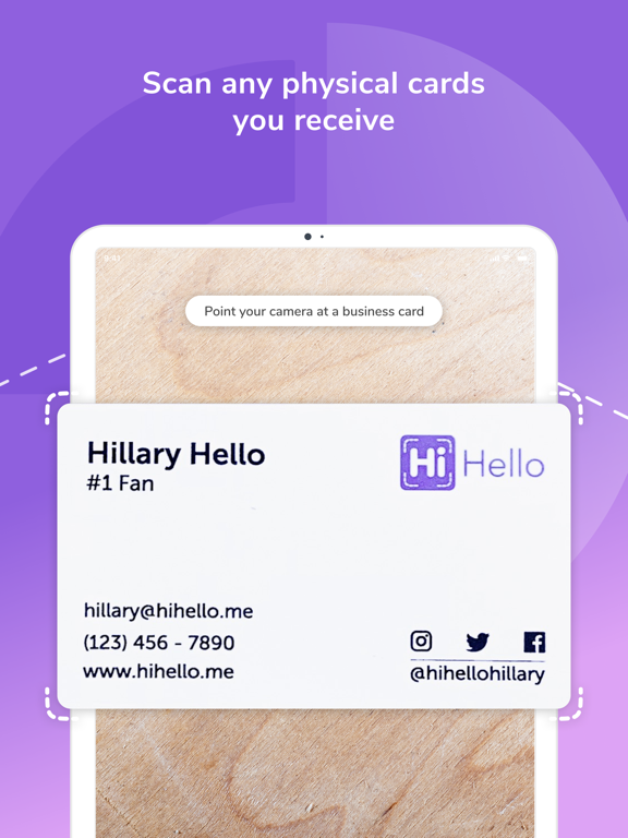 HiHello: Digital Business Card screenshot 3