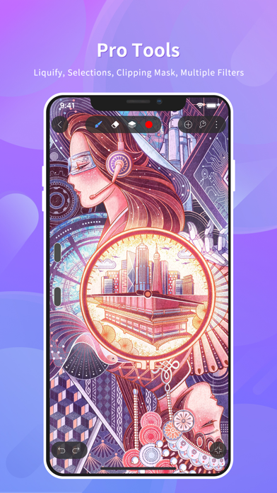 HiPaint- Sketch & Paint screenshot 1