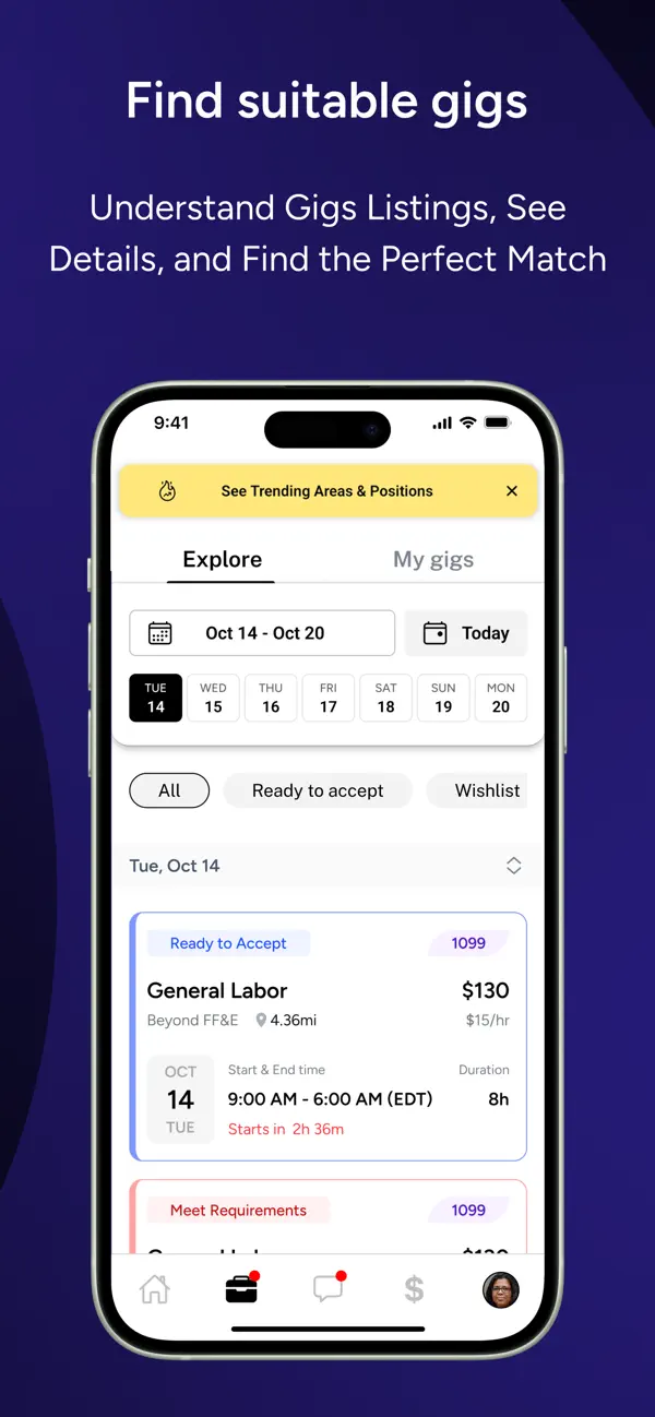 HireApp Pro screenshot 1