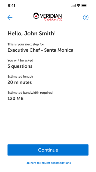 HireVue for Candidates screenshot 1