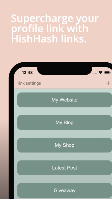 HishHash:social media manager screenshot 1