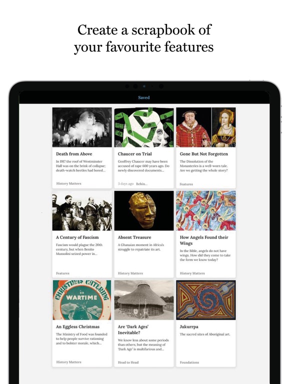 History Today Magazine screenshot 2