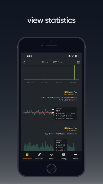 Hive OS screenshot 2