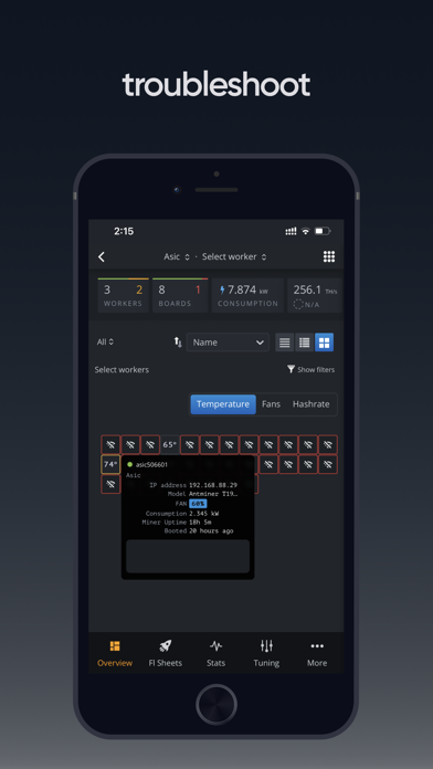 Hive OS screenshot 3