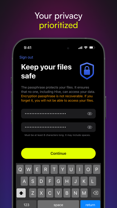 Hivenet: Secure Cloud Storage screenshot 2