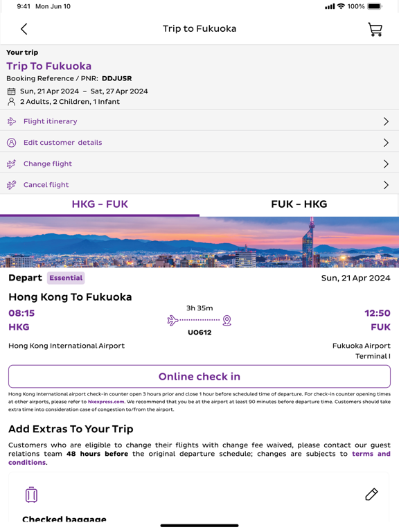 HK Express screenshot 1