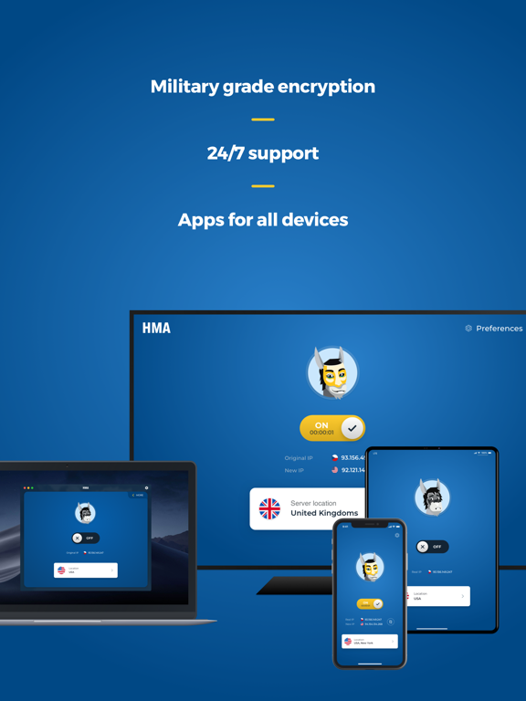 HMA Hotspot VPN & Proxy screenshot 1