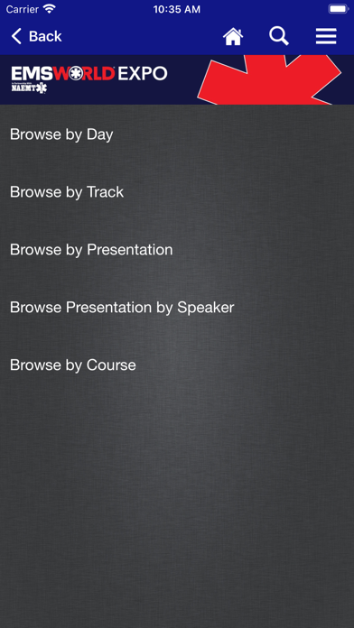 HMP Conferences screenshot 2