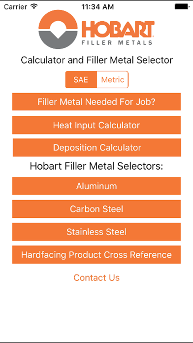 Hobart Welding Calculator screenshot 4
