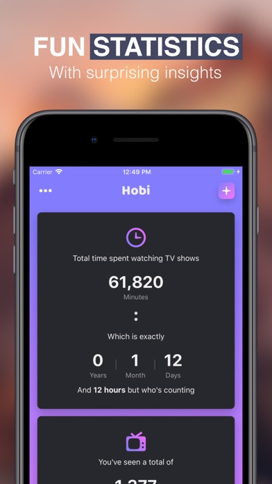 Hobi: TV Shows Tracker & Trakt screenshot 1