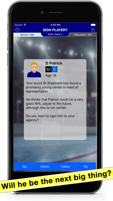 Hockey Agent: Team Manager sim screenshot 2