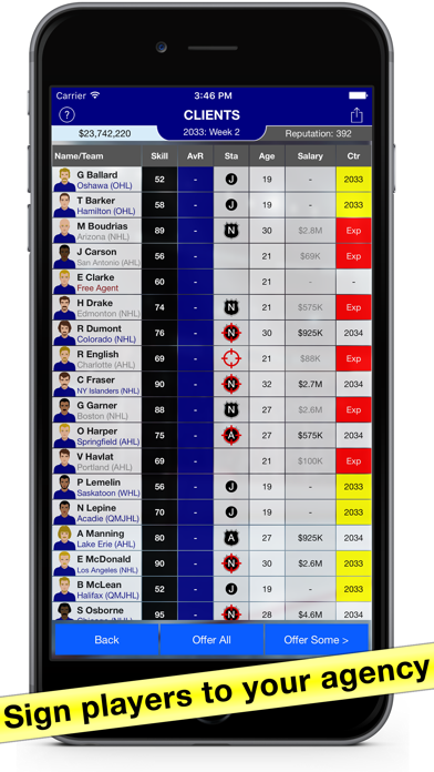 Hockey Agent: Team Manager sim screenshot 5