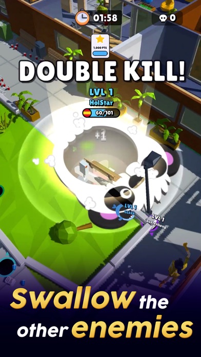 Hole.io screenshot 2
