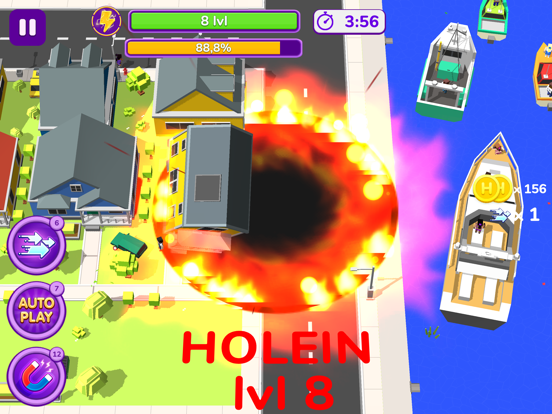 Holein. hole io blackhole game screenshot 10