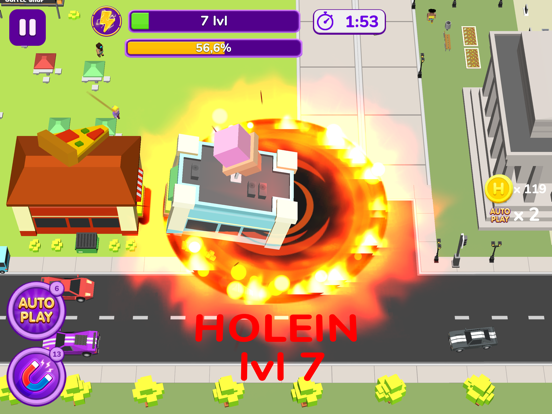 Holein. hole io blackhole game screenshot 4