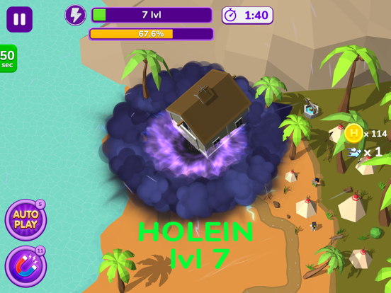 Holein. hole io blackhole game screenshot 6
