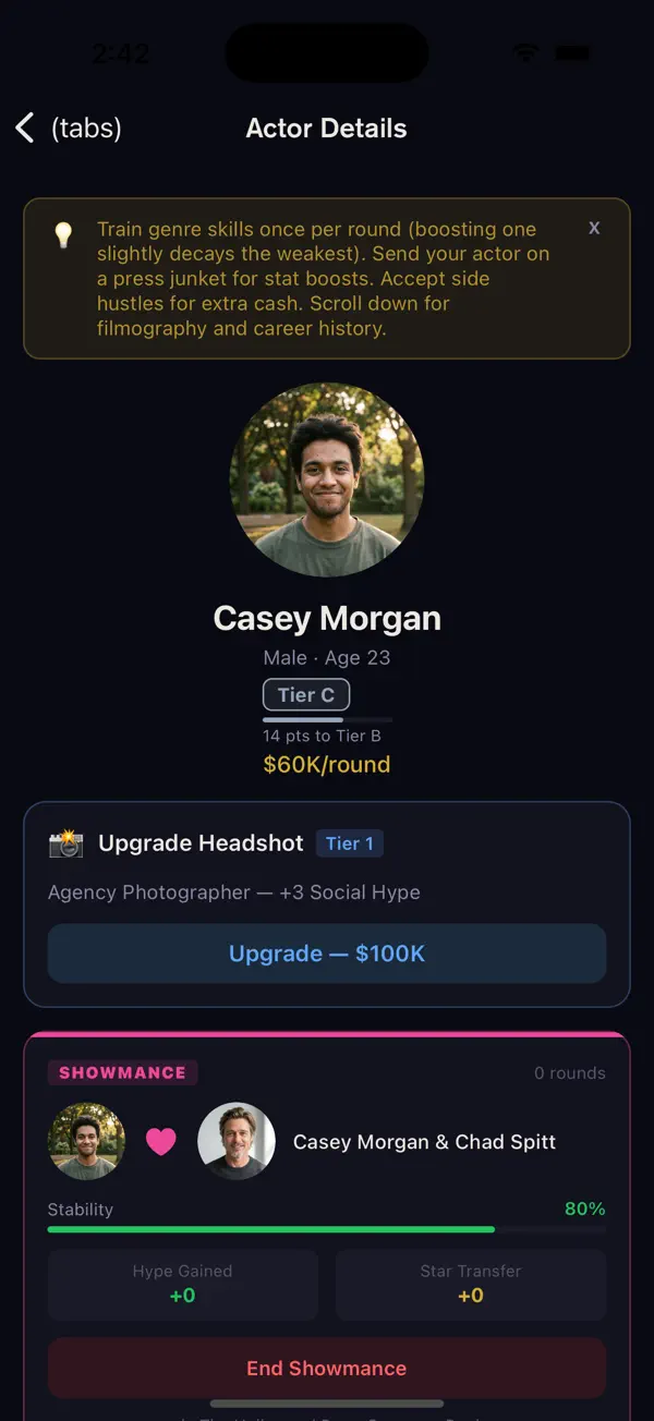 Hollywood Talent Manager screenshot 1