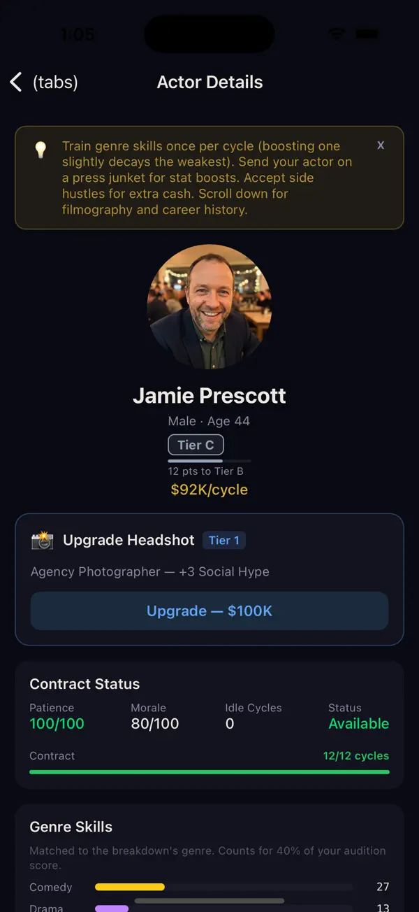 Hollywood Talent Manager screenshot 3