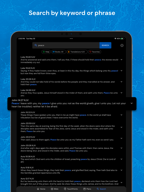 Holy Bible King James + Audio screenshot 7