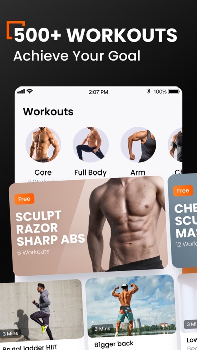 Home Workout for Men screenshot 2
