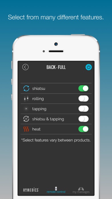 HoMedics Massage screenshot 2